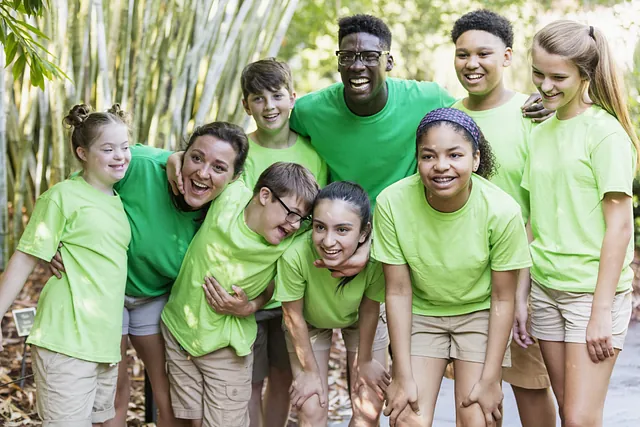 A group of young people